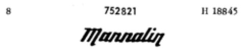 Mannalin Logo (DPMA, 09.11.1960)