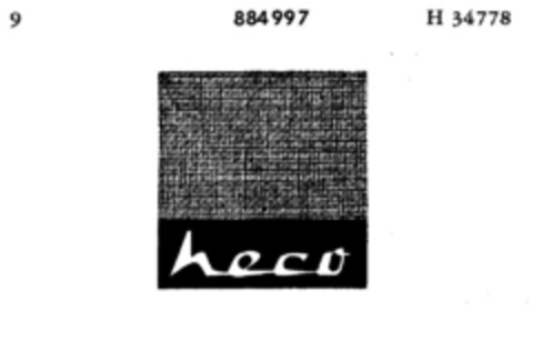 heco Logo (DPMA, 10.09.1970)