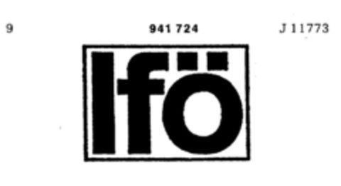 Ifö Logo (DPMA, 10.12.1974)