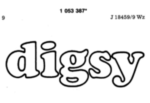 digsy Logo (DPMA, 16.07.1983)