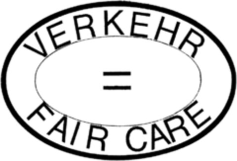 VERKEHR = FAIR CARE Logo (DPMA, 15.11.1993)