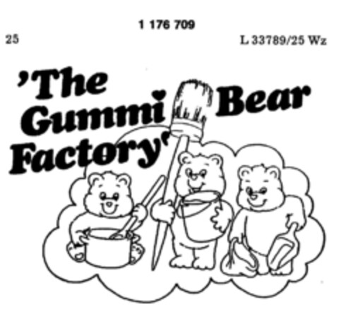 'The Gummi Bear Factory' Logo (DPMA, 10.08.1990)