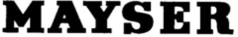 MAYSER Logo (DPMA, 31.12.1977)