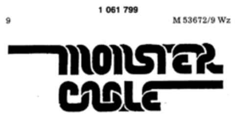 MONSTER CABLE Logo (DPMA, 27.09.1983)