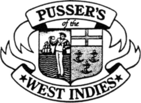 PUSSER`S OF THE WEST Logo (DPMA, 07/12/1990)