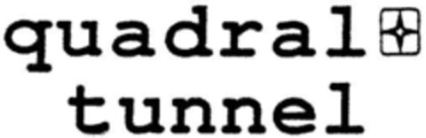 quadral tunnel Logo (DPMA, 11.05.1993)