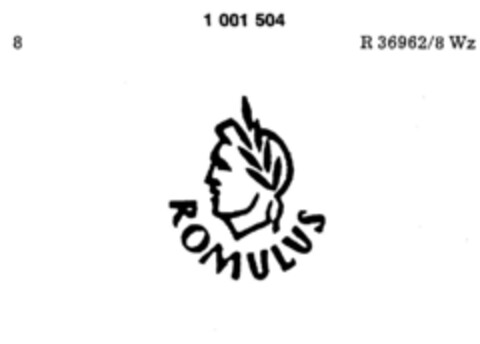 ROMULUS Logo (DPMA, 08/30/1979)