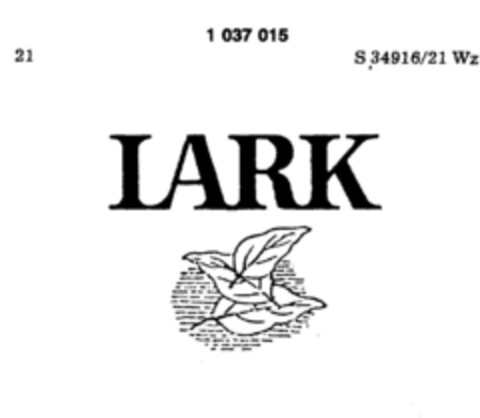 LARK Logo (DPMA, 13.05.1980)