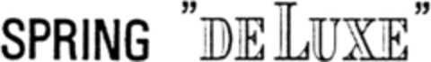 SPRING "DE LUXE" Logo (DPMA, 28.05.1993)