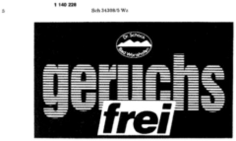 geruchs frei Logo (DPMA, 28.04.1988)