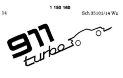 turbo 911 Logo (DPMA, 18.02.1989)