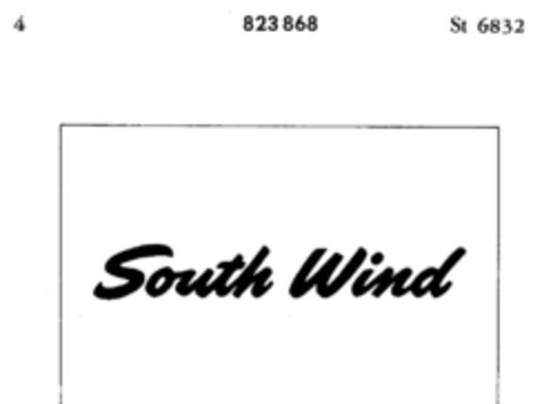 South Wind Logo (DPMA, 30.12.1964)