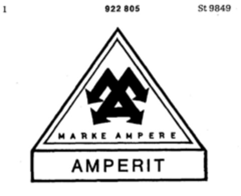 AMPERIT Logo (DPMA, 14.11.1972)