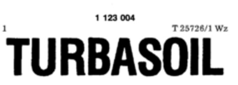 TURBASOIL Logo (DPMA, 11.08.1986)
