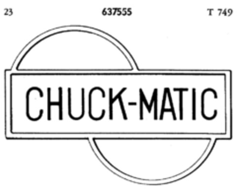 CHUCK-MATIC Logo (DPMA, 02.10.1950)