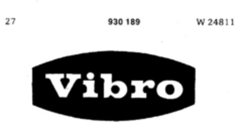 Vibro Logo (DPMA, 03/10/1973)