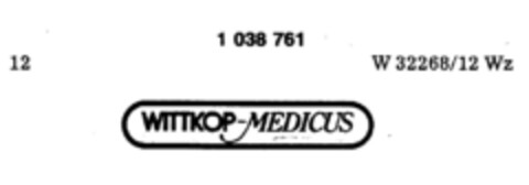 WITTKOP-MEDICUS Logo (DPMA, 01.04.1982)