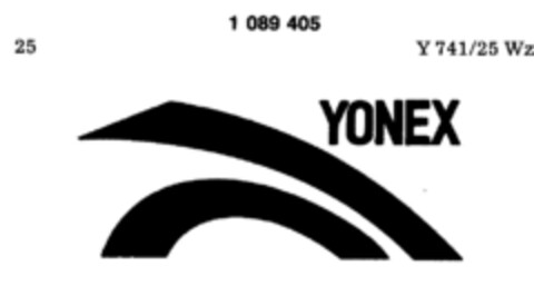 YONEX Logo (DPMA, 27.08.1985)