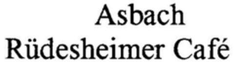 Asbach Rüdesheimer Café Logo (DPMA, 02.02.2000)