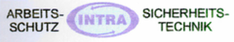 INTRA ARBEITS-SCHUTZ SICHERHEITS-TECHNIK Logo (DPMA, 07.03.2000)