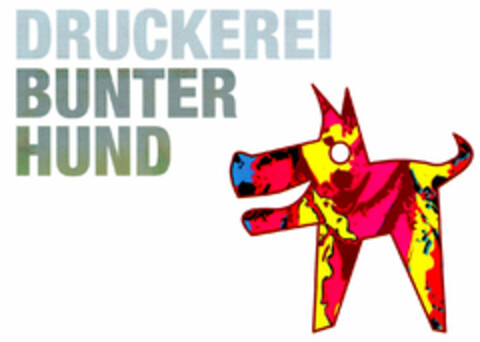 DRUCKEREI BUNTER HUND Logo (DPMA, 07.01.2002)