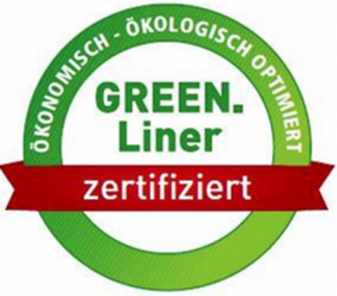 ÖKONOMISCH - ÖKOLOGISCH OPTIMIERT GREEN. Liner zertifiziert Logo (DPMA, 10.09.2013)