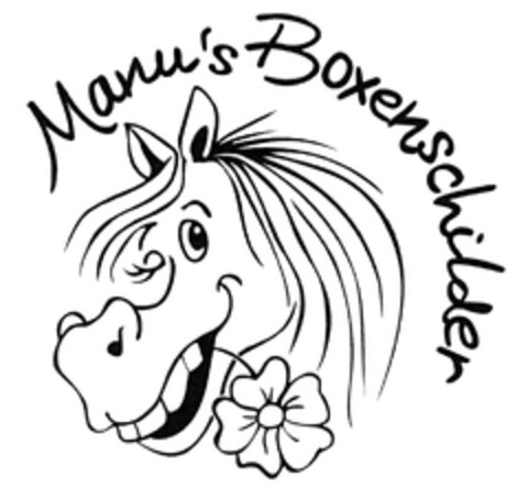 Manu's Boxenschilder Logo (DPMA, 25.07.2013)