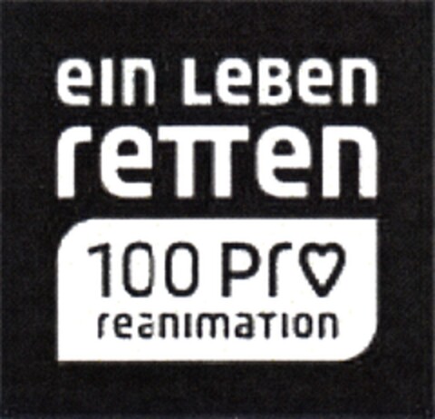 ein Leben retten 100 pr reanimation Logo (DPMA, 05/08/2014)