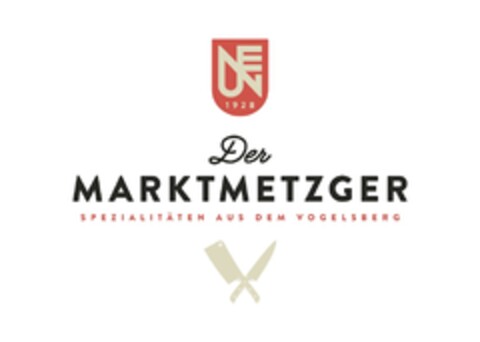 Der MARKTMETZGER SPEZIALITÄTEN AUS DEM VOGELBERG Logo (DPMA, 05/06/2016)