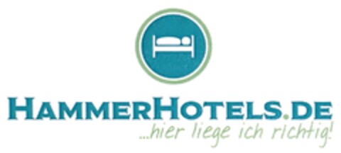 HAMMERHOTELS.DE ...hier liege ich richtig! Logo (DPMA, 12.01.2017)