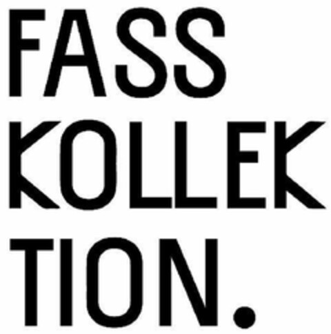 FASS KOLLEK TION. Logo (DPMA, 06/27/2019)