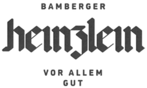 BAMBERGER heinzlein VOR ALLEM GUT Logo (DPMA, 01/20/2020)