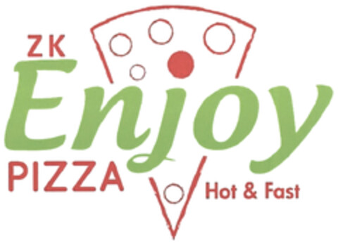 ZK Enjoy PIZZA Hot & Fast Logo (DPMA, 03.11.2020)