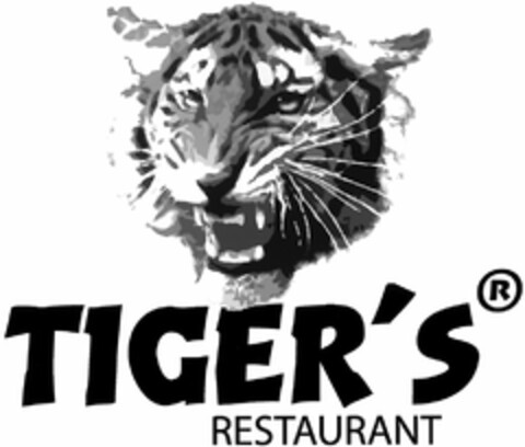 TIGER'S RESTAURANT Logo (DPMA, 12.07.2004)