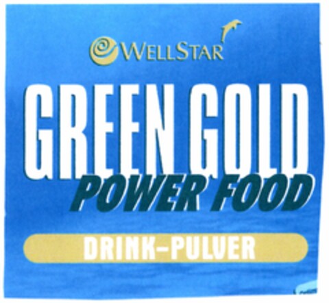 WELLSTAR GREEN GOLD POWER FOOD DRINK-PULVER Logo (DPMA, 10.12.2004)