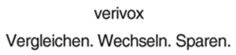 verivox Vergleichen. Wechseln. Sparen. Logo (DPMA, 02.07.2007)