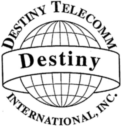 DESTINY TELECOMM INTERNATIONAL, INC. Logo (DPMA, 08.11.1996)