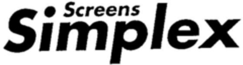 Screens Simplex Logo (DPMA, 20.02.1997)