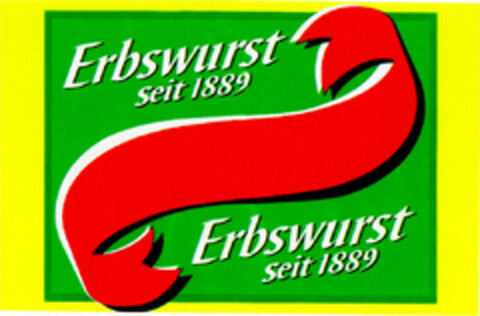 Erbswurst seit 1889 Logo (DPMA, 06/10/1998)