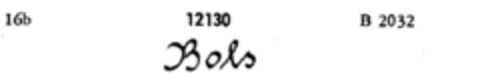 Bols Logo (DPMA, 13.09.1895)