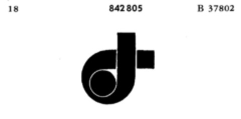 842805 Logo (DPMA, 09.03.1967)