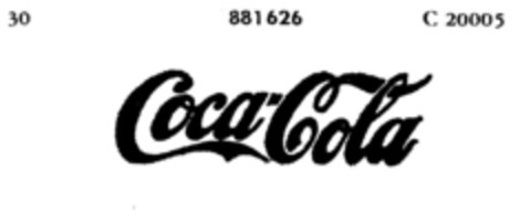 Coca-Cola Logo (DPMA, 30.07.1969)