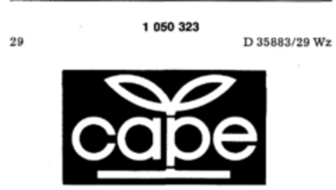 cape Logo (DPMA, 01/20/1981)