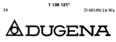 DUGENA Logo (DPMA, 06.03.1989)