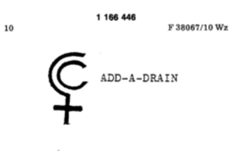 ADD-A-DRAIN Logo (DPMA, 07.11.1989)