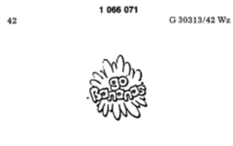 go Bananas Logo (DPMA, 08.04.1983)