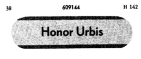 Honor Urbis Logo (DPMA, 26.10.1949)