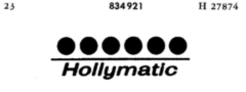 Hollymatic Logo (DPMA, 09.03.1966)