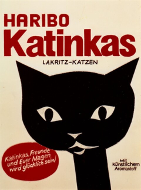 HARIBO KATINKAS LAKRITZ-KATZEN Logo (DPMA, 27.01.1968)