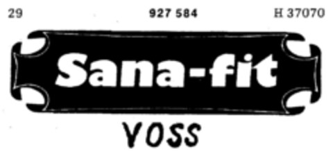 Sana-fit VOSS Logo (DPMA, 29.07.1972)